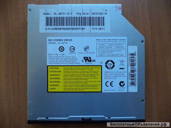 BD Combo Drive DL-4ETS неисправный