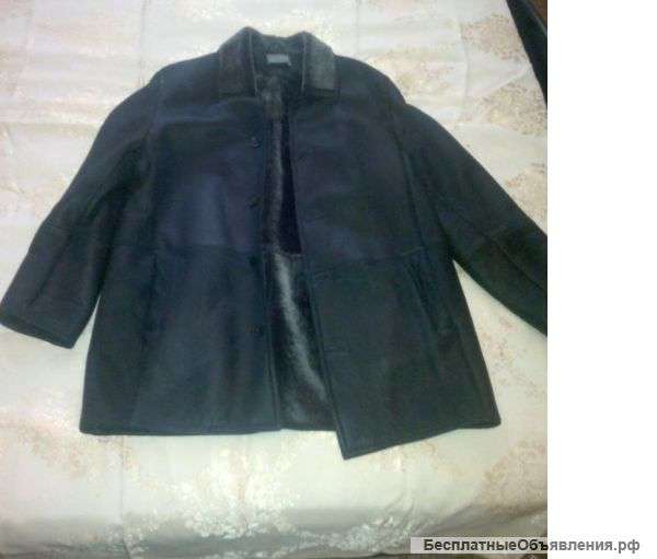 Мужская натуральная дубленка XXL