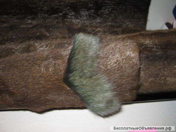 Шубу с капюшоном