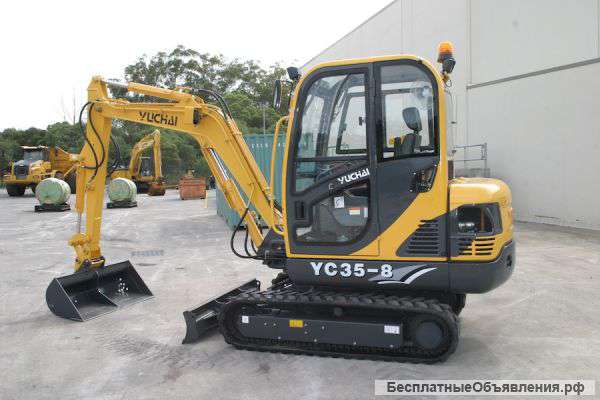 Мини Экскаватор YUCHAI YC35-8