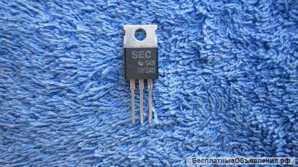 IRFZ40, Силовой МОП-транзистор, N Channel, 60 В, 35 А, 0.028 Ом, TO-220AB, оригинальный НОВЫЙ