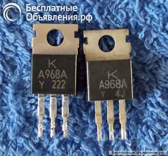 2SA968 2SA968A 2SA968B (A968 A968A A968B) оригинальный НОВЫЙ и ДЕМОНТАЖ