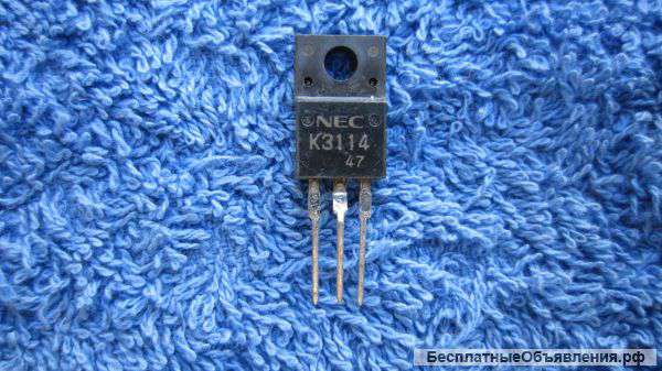 2SK3114, Транзистор полевой MOSFET N-канальный 600В 4А 30Вт оригинальный НОВЫЙ