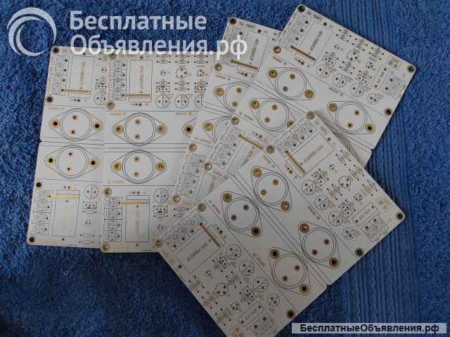 Печатная плата усилителя 1969-T6 Джона Линсли Худа (John Linsley-Hood, в народе JLH) STEREO НОВАЯ