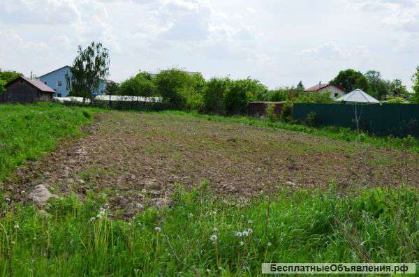 Участок 10 соток. ЛПХ. 16 км от МКАД, Домодедовский р-н, д. Жеребятьево.