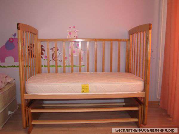 Матрас детский эко 120x60, зима/лето