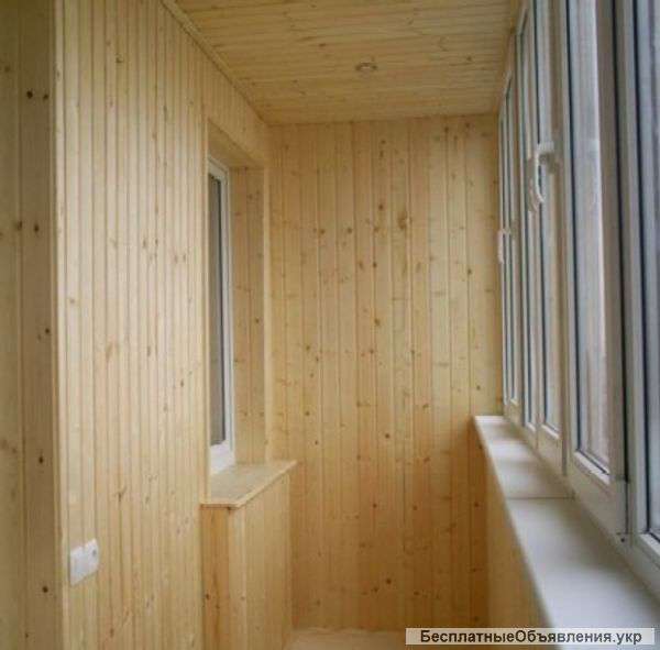 Обшивка балконов по евро стандартам. Откосы.