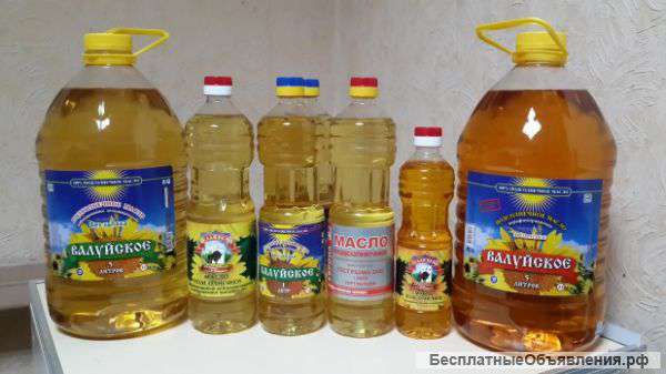 Подсолнечное масло оптом разливом