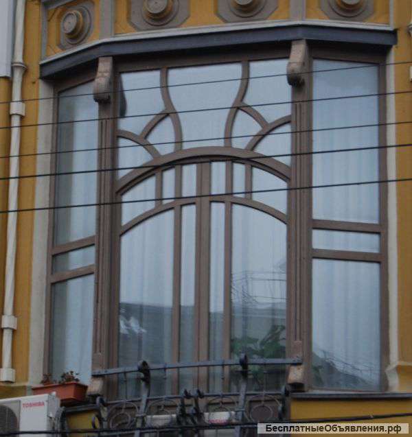 Деревянные окна со стеклопакетом. Евроокна.