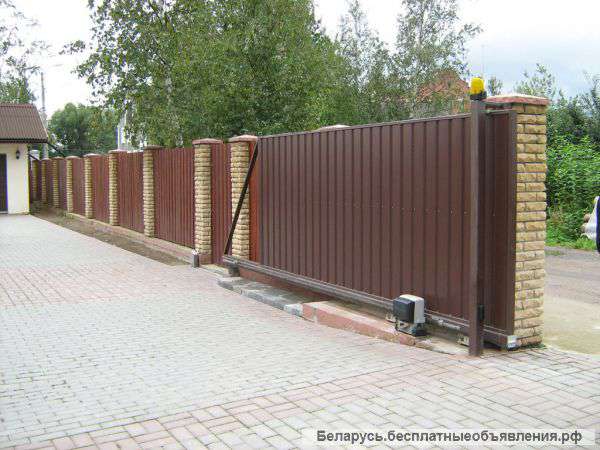 Ворота откатные высочайшего качества - производство, продажа,монтаж под ключ
