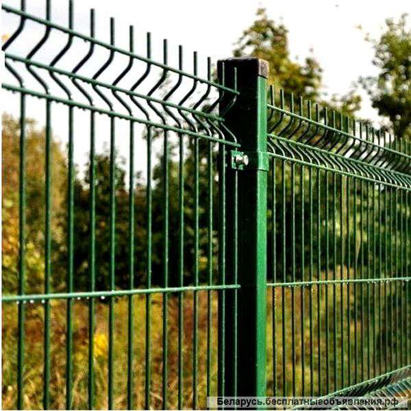 Заборы из сетки 3D (евроограждение) с монтажом под ключ