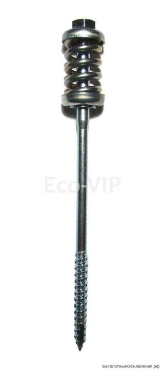 Пружинные узлы СИЛА — компенсаторы усадки при строительстве домов из бревен и бруса