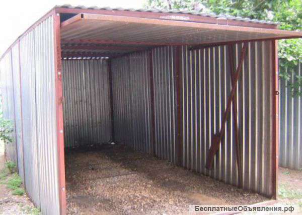 Гаражи из профнастилла