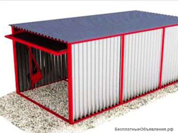 Гаражи типа пенал