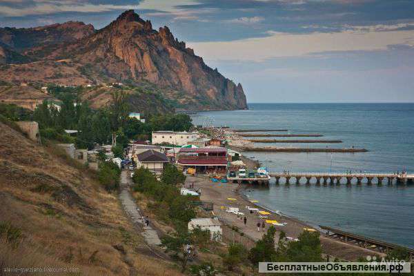 Участок в Крыму 7.3 сотки пос. Курортное