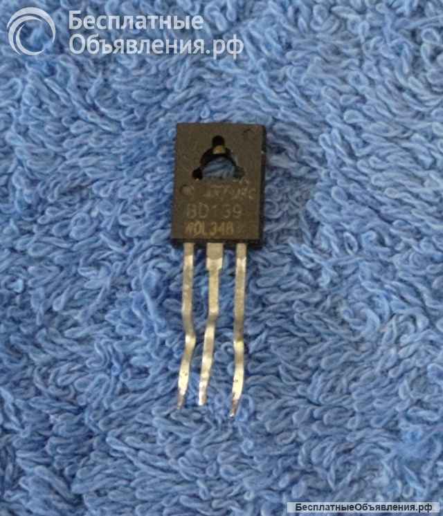 BD139 (BD139-16), NPN 80V 1,5A 12,5W TO-126 ST STMicroelectronics, Транзистор оригинальный НОВЫЙ