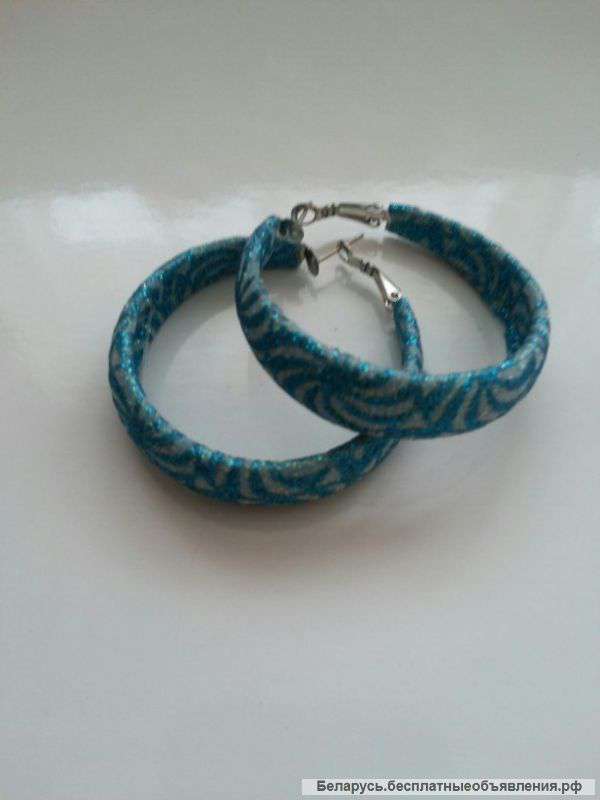 Сережки кольцами