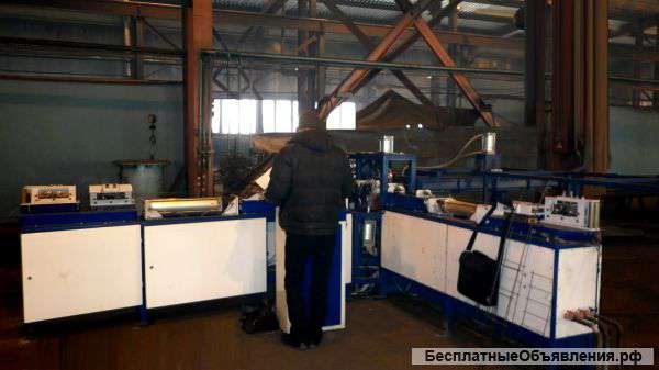 Станок для сварки плоских каркасов . Сварка 2-х ветвевых каркасов