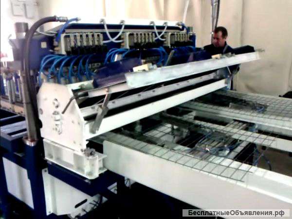 Машина для сварки сетки бункерная серии АММБ