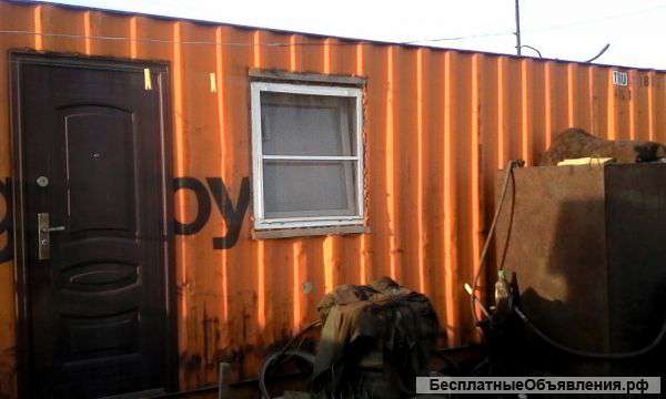 Жилой морской контейнер бытовка вагон 40 фут ТОРГ