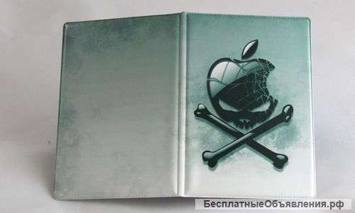 Обложка для паспорта "Apple в виде черепа"