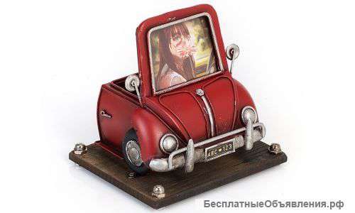 Фоторамка с подставкой для ручек "Автомобиль"