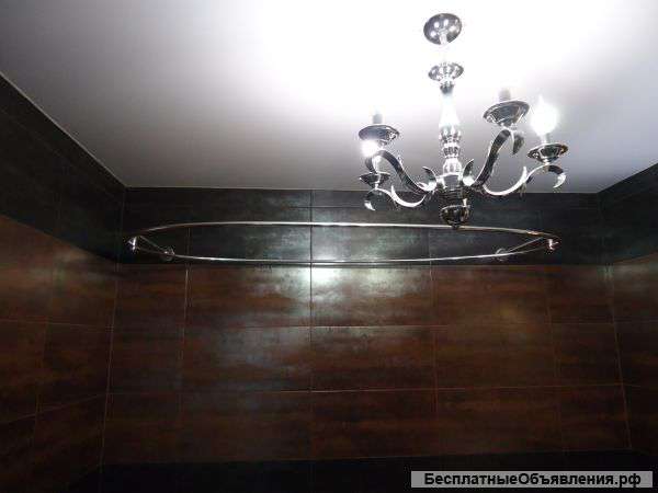 Карнизы сложных форм для штор в ванную из полированной нержавеющей стали