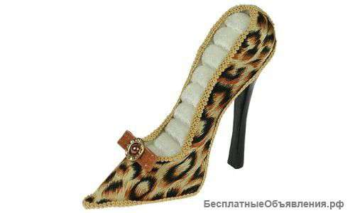 Подставка для колец "Леопардовая туфелька"