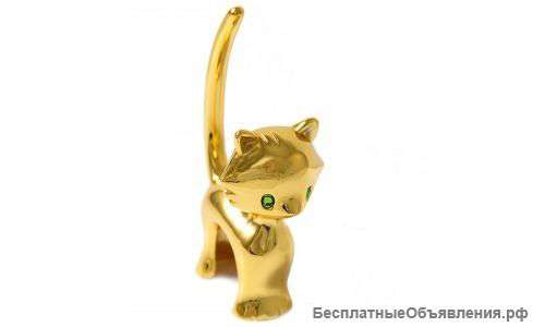 Подставка для колец "Золотая кошка"