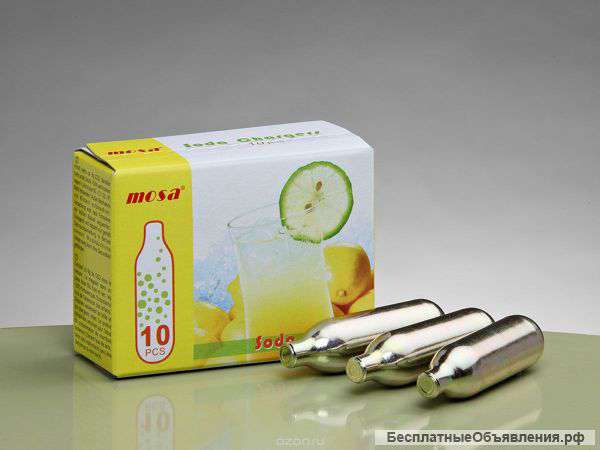 Баллончики N2O, CO2 Mosa для сифонов и кремеров