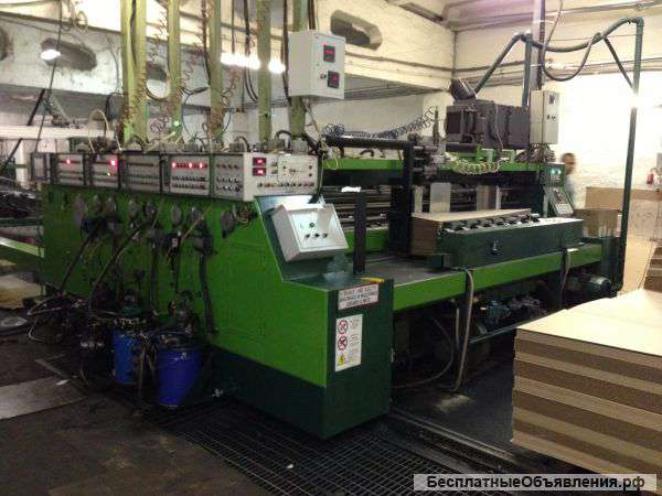 Линию для производства гофроящиков «CURIONI – 3100 NT» б/у