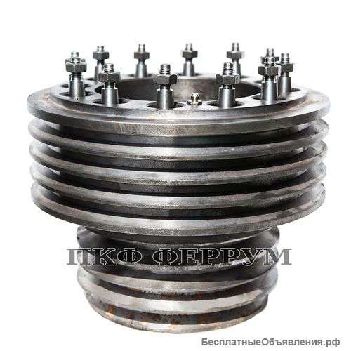 Шкив коленвала 9-ти ручейный в сборе ЯМЗ-238АК