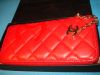 Кошелек клатч CHANEL из натуральной кожи . Цвет RED