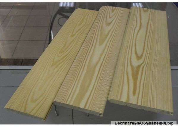 Вагонка из лиственницы 14x110 мм сорт Прима