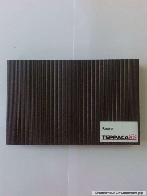 Террасная доска композитная цвет венге
