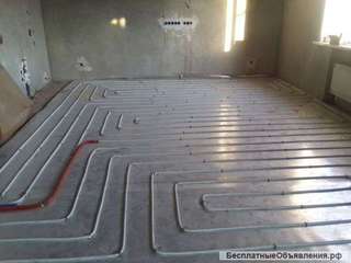 Монтаж теплого пола