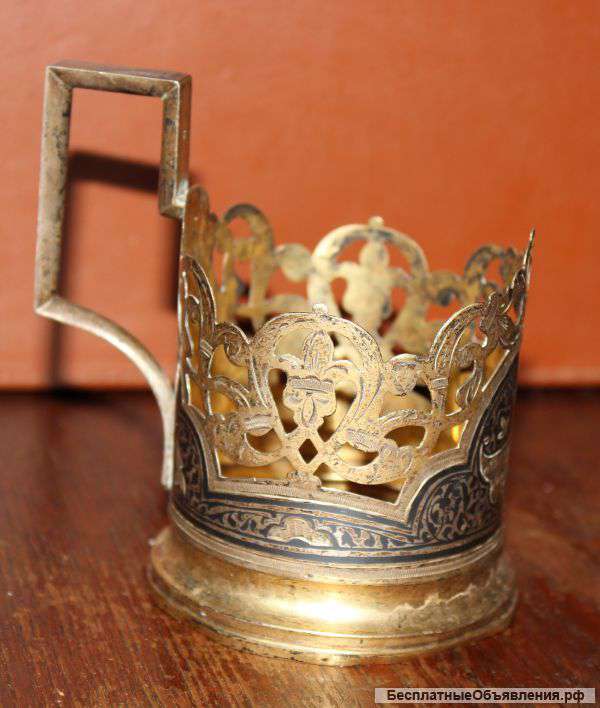 Подстаканник серебряный 875 проба