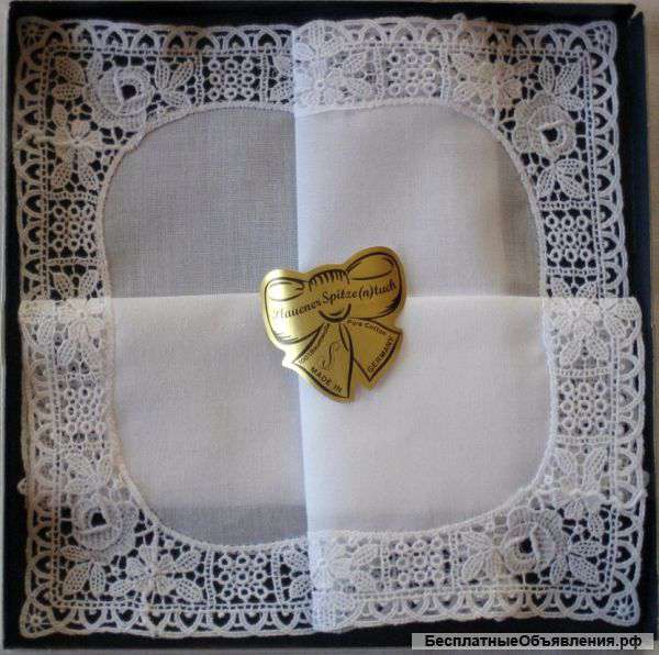 Белые носовые платки для свадьбы