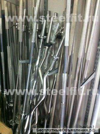 Грифы и замки для штанги и гантелей