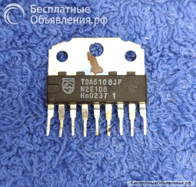 TDA6108JF, DBS-9MPF, PHILIPS, Triple video output amplifier, оригинальная НОВАЯ и ДЕМОНТАЖ