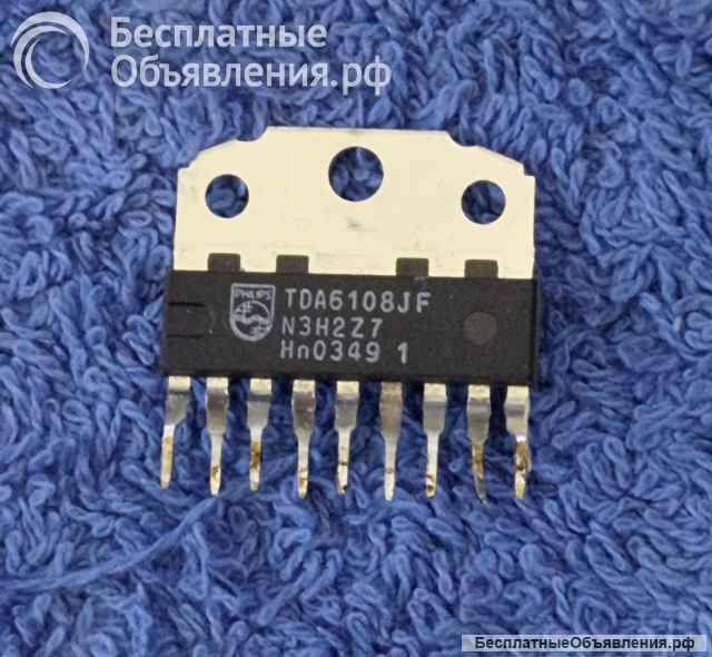 TDA6108JF, DBS-9MPF, PHILIPS, Triple video output amplifier, оригинальная НОВАЯ и ДЕМОНТАЖ