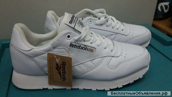 Кроссовки Reebok CLASSIK мужские, новые, натур. кожа, (39 размер)