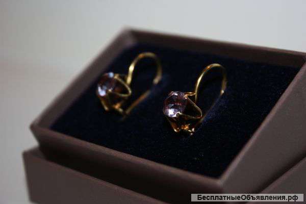Сережки 750 пробы