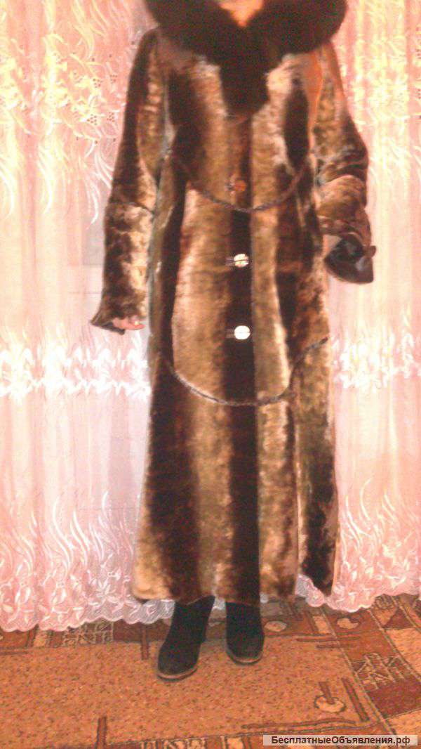 Шуба из мутона