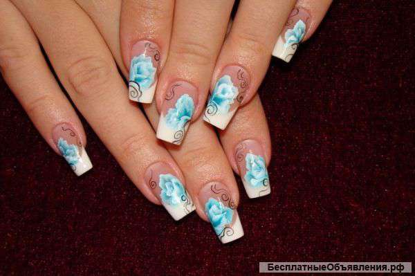 Наращивание и коррекция ногтей.