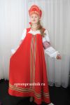 Русский народный костюм Васелиса платье+кокошник