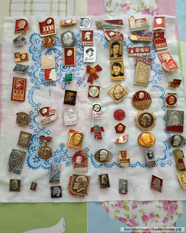 Значки СССР-Лениниана