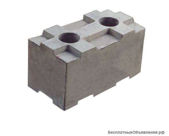 Фасонный блок из полистиролбетона 500х220х250 мм