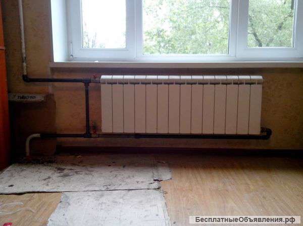 Замена батарей отопления по отличной цене