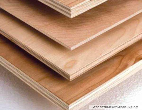 Фанера от 4 -27мм